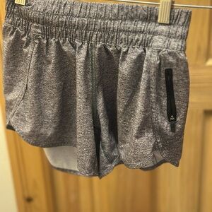 lululemon athletica Heathered Gray Athletic Shorts